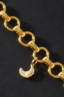 Jet Set Candy Solid Gold Croissant Charm