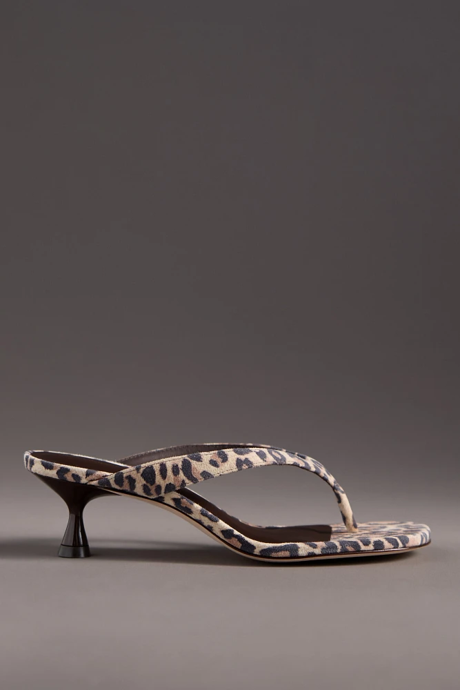 Reformation Sophie Heeled Thong Sandals