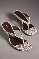 Reformation Sophie Heeled Thong Sandals