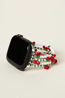 Posh Tech Cherry Beaded Apple Watch Band