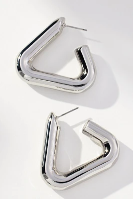 Triangle Hoop Earrings