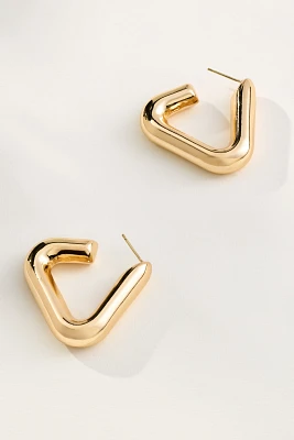 Triangle Hoop Earrings