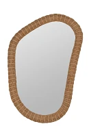 Evelyn Rattan Irregular Wall Mirror