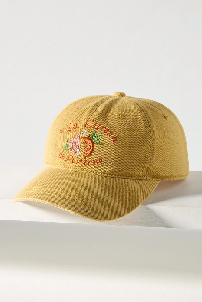 By Anthropologie Embroidered Icon Baseball Cap