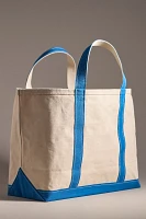 Beaded Large Canvas Tote Bag