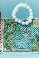 Wood Bead Bracelet Beaded Bag