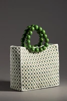 Wood Bead Bracelet Beaded Bag