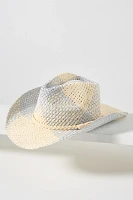 By Anthropologie Two-Tone Straw Rancher