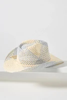 By Anthropologie Two-Tone Straw Rancher