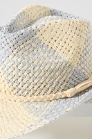 By Anthropologie Two-Tone Straw Rancher