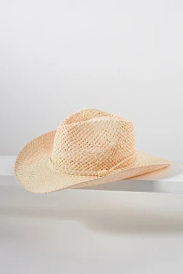 By Anthropologie Two-Tone Straw Rancher