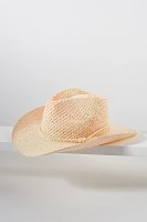 By Anthropologie Two-Tone Straw Rancher