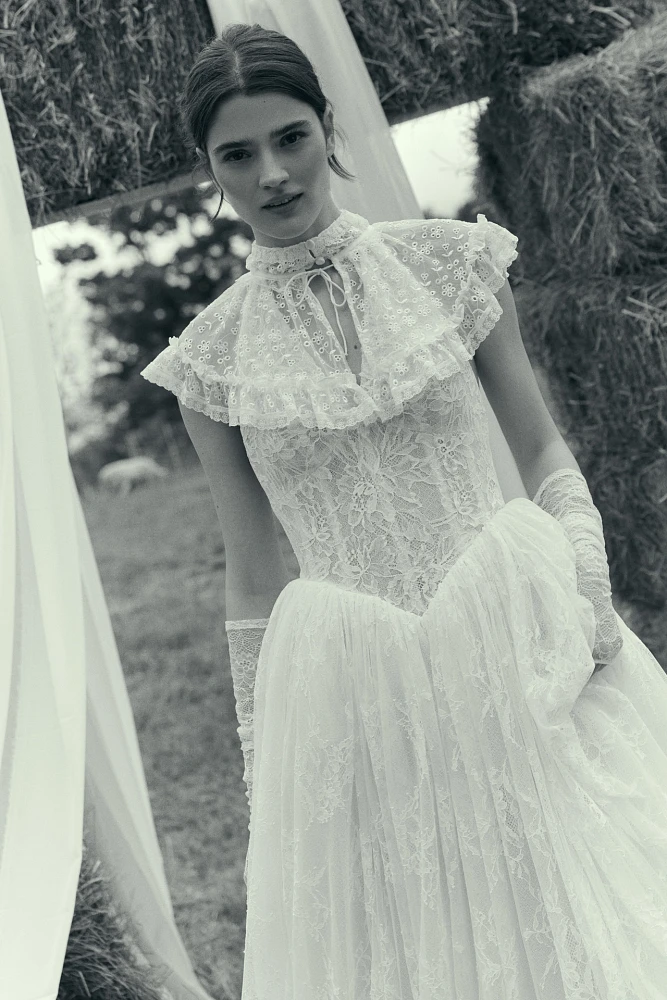 For Love & Lemons Layer Cake Chiffon Collar