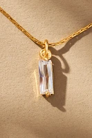 Boxbar Crystal Rectangle Charm