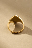 Sunburst Signet Ring