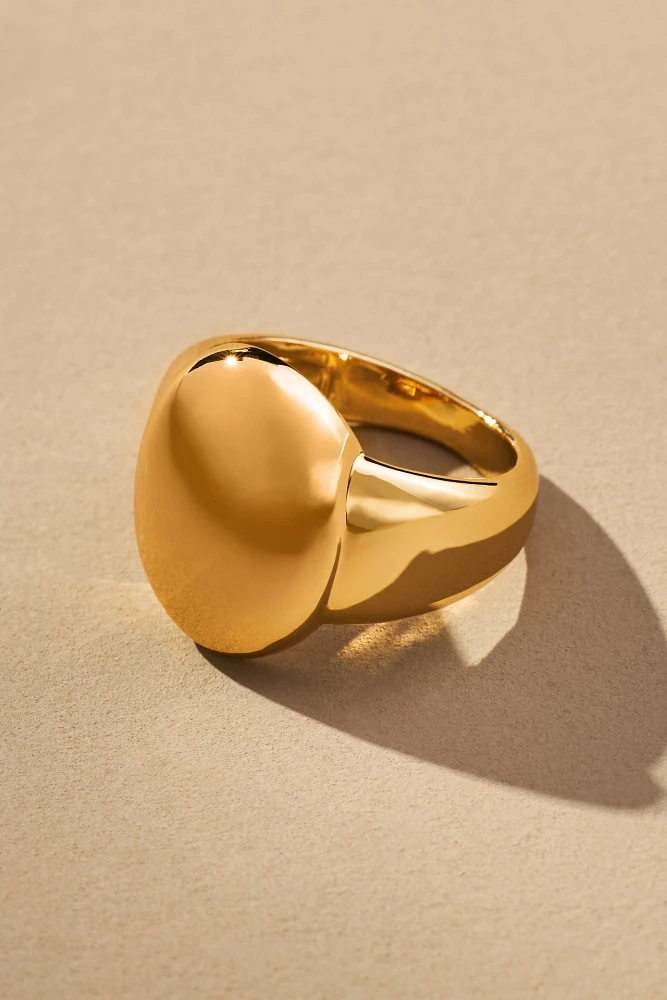 Round Signet Ring