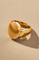 Round Signet Ring