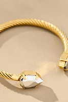 Tova Charlotte Pear Crystal Cuff Bracelet