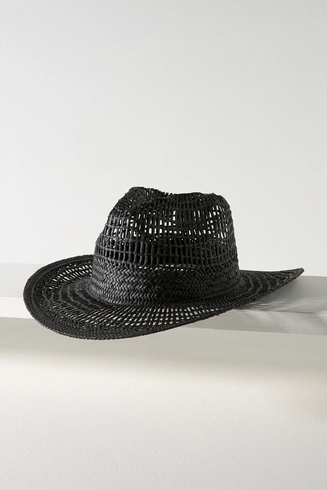 Wyeth Geo Open-Weave Straw Rancher