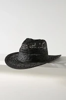 Wyeth Geo Open-Weave Straw Rancher