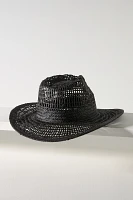 Wyeth Geo Open-Weave Straw Rancher