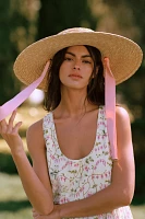 Wyeth Extended Brim Straw Floppy Hat