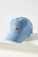 Frasier Sterling Embroidered Fruit Baseball Cap