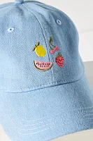 Frasier Sterling Embroidered Fruit Baseball Cap