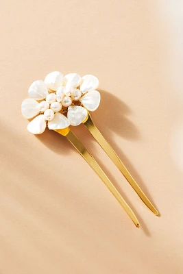 Nestina Mother-of-Pearl Hair Pin