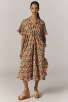 Mille Eden Floral Cotton Kaftan