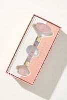Floral Rose Quartz Facial Roller
