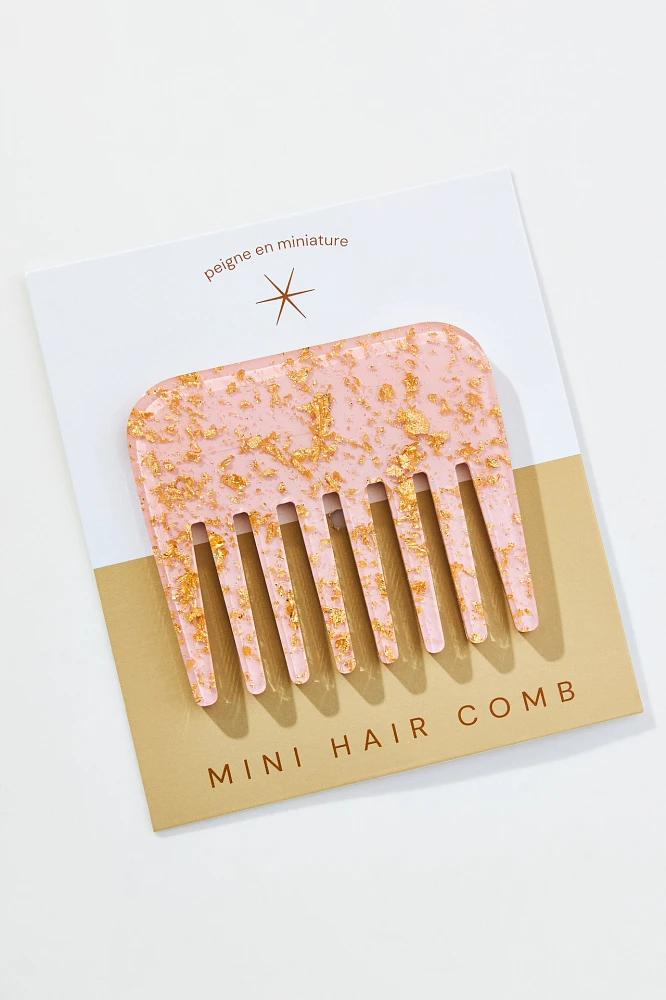 Gold Leaf Mini Comb