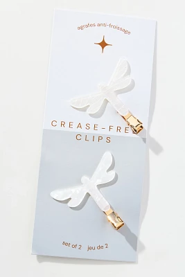 Dragonfly Crease-Free Hair Clips, Set of 2