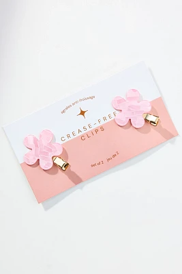  Flower Crease-Free Hair Clips, Set of 2