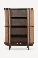 Canggu Acacia Cane Curved Cabinet