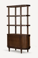 Canggu Acacia Cane Curved Bookshelf