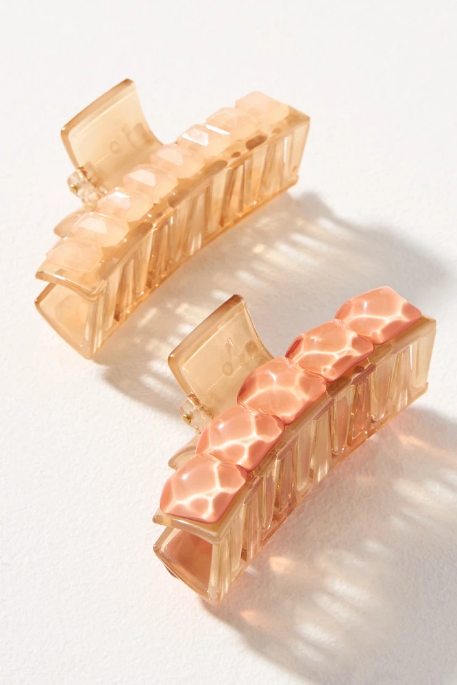 Gem Claw Clips, Set of 2