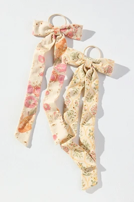 Bow Hair Ties, Set of 2