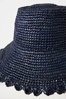 Raffia Boater Hat