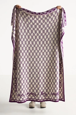 Violette Cotton Knit Throw