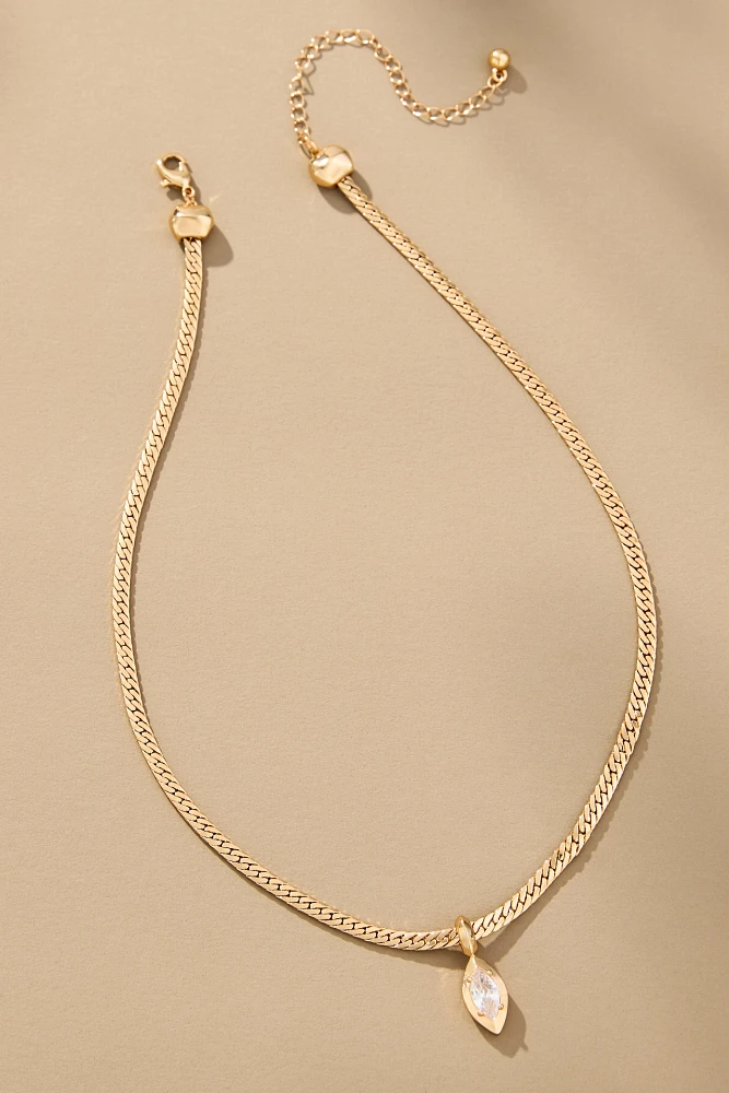 Snake Chain Pendant Necklace