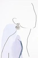 Wavy Metal Doorknock Earrings