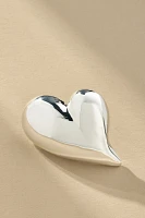 Jenny Bird Mega Art Heart Button Earrings