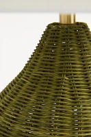 Velles Rattan Accent Table Lamp