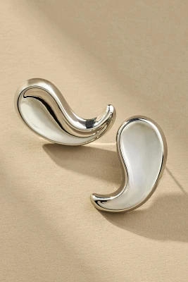 The Petra Flattened Drop Earrings