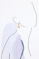 Lucky Mama Charm Huggie Hoop Earrings