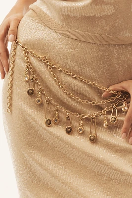 Streets Ahead Safety Pin Chain Belt