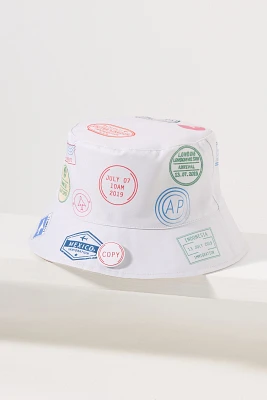 Coney Island Picnic Souvenir Patch Bucket Hat