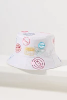 Coney Island Picnic Souvenir Patch Bucket Hat