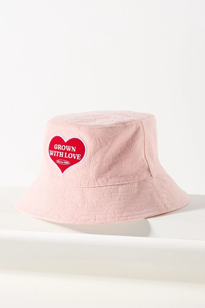 Coney Island Picnic Garden Printed Bucket Hat